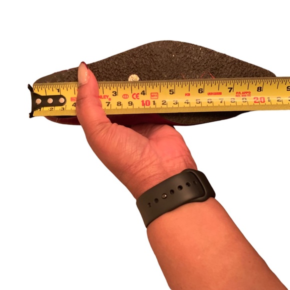 Amalfi by Rangoni Women’s Leather Wedge Heel Loafer Size 6 Burgundy & Brown - Picture 12 of 15